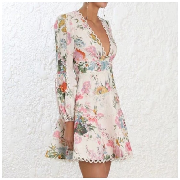 🌞 The Bridey Lace Gorgeous Floral Dress - Picture 2 of 4